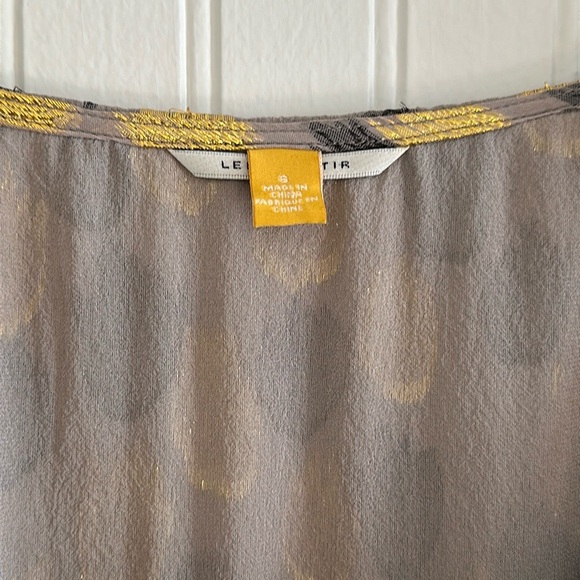 Liefsdottir x Anthropologie Firewing Silk Metallic Top - Picture 5 of 8